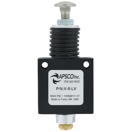 Apsco Air Slave Valve, V-5-LV V-5-LV